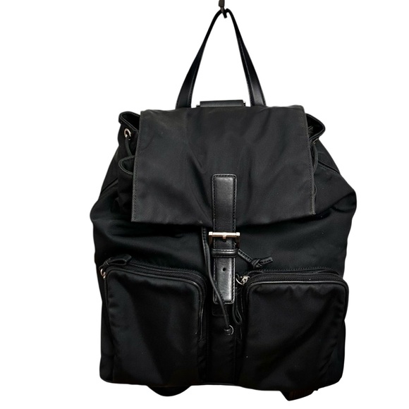 Coach Mercer Nylon Leather Backpack Travel Commute Back - Picture 1 of 10